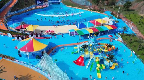 τελευταία εταιρεία περί Another major development in Central Asia! A 25,000㎡ water park in Turkestan, Kazakhstan, is about to open, and our company has completed the delivery of the entire system.