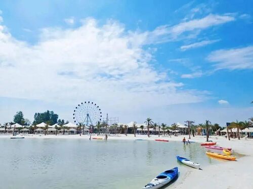 τελευταία εταιρεία περί Artificial Lagoon | Crystal-Clear Swimming Lagoon with Beach Entry for Resorts & Hotels | Vison Waterparks