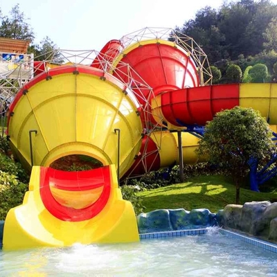 ποιότητας  Funny Outdoor Park Water Slide Fiberglass Tantrum Valley For 480 Riders Per Hour Εργοστάσιο
