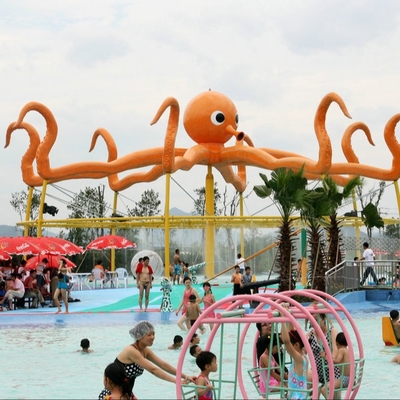 ποιότητας  Customized 8m Height Octopus Spray  For Aqua Water Playground Equipment Εργοστάσιο