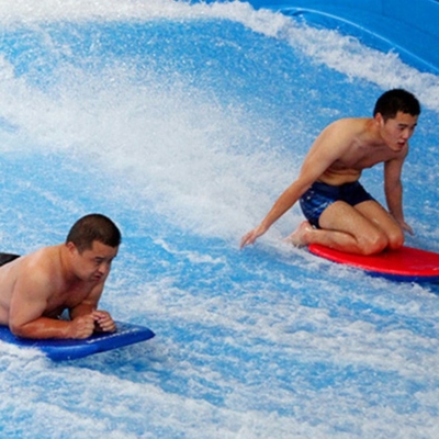 Προσαρμοσμένοι χρώματος Flowrider νερού πίνακες χρήσης ανθρώπων γύρου διπλοί για το πάρκο νερού