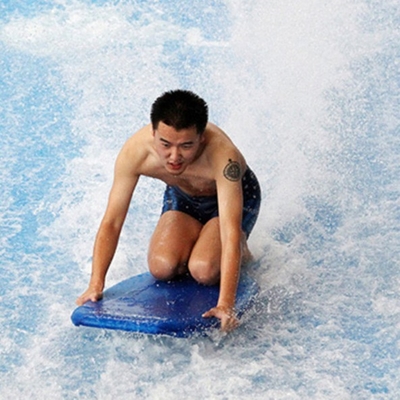 Γύρος νερού Flowrider εξοπλισμού πάρκων νερού, πίνακες αναβατών ροής