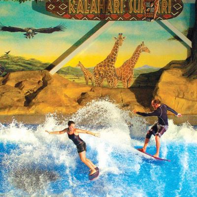 OEM Flowrider Surfing Simulator με αντλία νερού 65kw και μαλακό ισχυρό PVC για πάρκα νερού 15.3m*9.3m