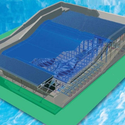 Καινοτομία Flowrider ξενοδοχείων πάρκων νερού cOem που κάνει σερφ μιμένος τον εξοπλισμό μηχανών για το λούνα παρκ