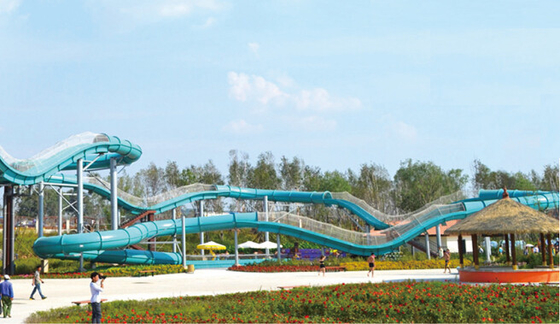 Ισχυρό QC ρόλερ κόστερ νερού δράκων νερού Aquapark διασκέδασης ομάδας για το πάρκο νερού