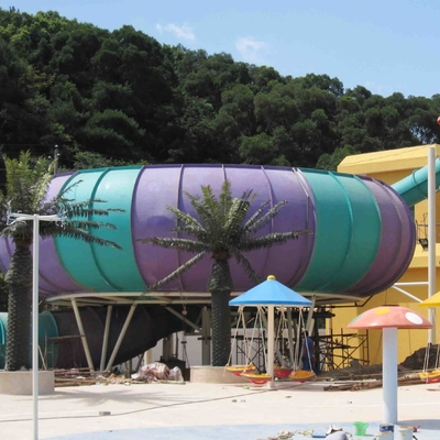Προσαρμοσμένες διασκέδασης Aqua πάρκων φίμπεργκλας νερού φωτογραφικές διαφάνειες νερού φωτογραφικών διαφανειών γιγαντιαίες διαστημικές για το πρόγραμμα νερού