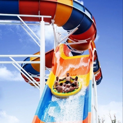 Φωτογραφική διαφάνεια 6 Waterpark φίμπεργκλας πάρκων οικογενειακού Rafting Aqua πρόσωπο/χρόνος