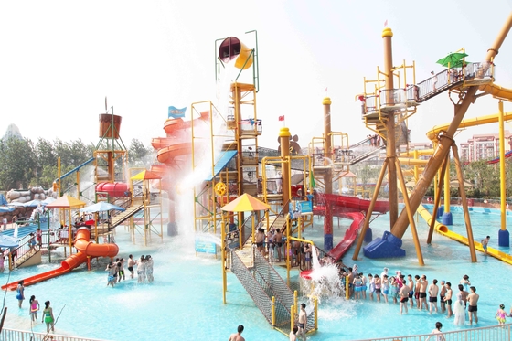 Περιεκτικό φρούριο νερού πάρκων νερού Aqua μόδας για τον ενήλικο και τα παιδιά