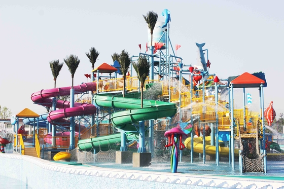 Παιχνίδια πάρκων Aqua σπιτιών νερού φίμπεργκλας Gaint με τη φωτογραφική διαφάνεια νερού για την οικογενειακή διασκέδαση