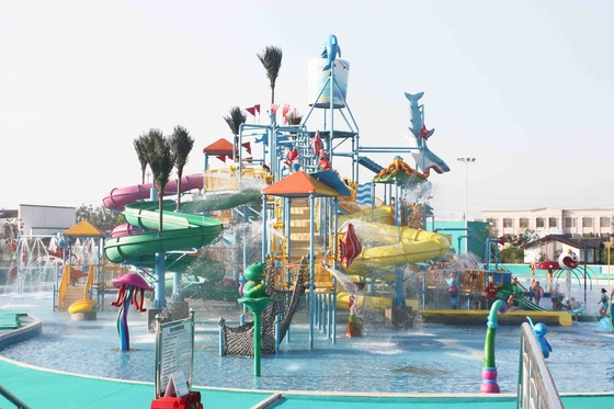 Παιχνίδια πάρκων Aqua σπιτιών νερού φίμπεργκλας Gaint με τη φωτογραφική διαφάνεια νερού για την οικογενειακή διασκέδαση
