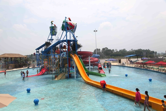 Διαλογικό σπίτι νερού παιχνιδιών πάρκων Aqua για τις φωτογραφικές διαφάνειες θεματικών πάρκων/φίμπεργκλας διασκέδασης