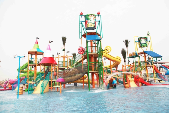 Εμπορική μέση πλατφόρμα παιδικών χαρών Aqua σπιτιών νερού με τη φωτογραφική διαφάνεια νερού για το σπίτι νερού