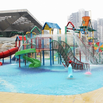 Εμπορική παιδική χαρά Aqua φωτογραφικών διαφανειών νερού φίμπεργκλας του διαλογικού σπιτιού νερού