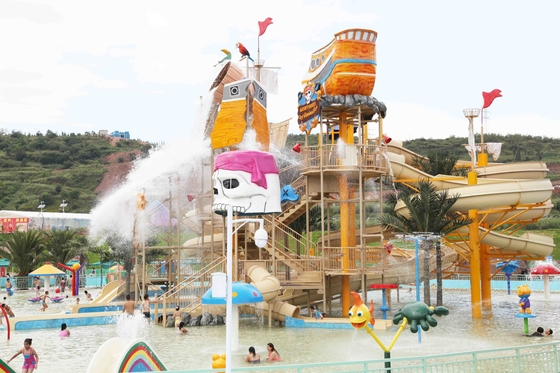 Εξοπλισμός παιδικών χαρών Aqua φίμπεργκλας/προσαρμοσμένος εξοπλισμός νερού για τα παιδιά