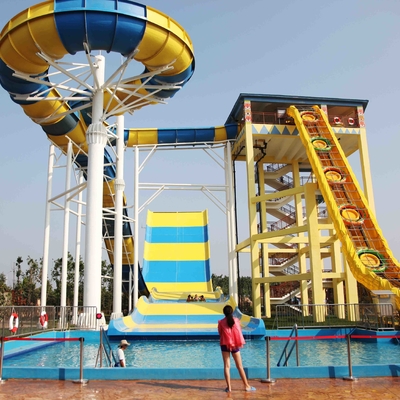 Εξοπλισμός πάρκων Aqua φίμπεργκλας, γιγαντιαία φωτογραφική διαφάνεια νερού μπούμερανγκ για το θέρετρο