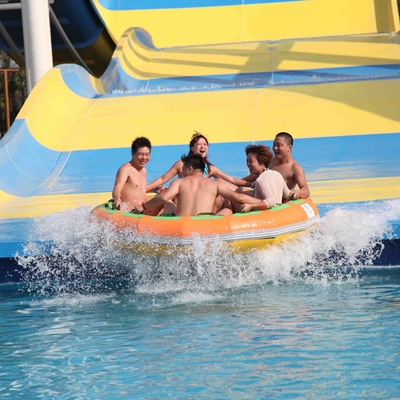 Εξοπλισμός πάρκων Aqua φίμπεργκλας, γιγαντιαία φωτογραφική διαφάνεια νερού μπούμερανγκ για το θέρετρο
