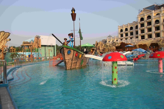 Σκάφος πειρατών εξοπλισμού παιχνιδιού Aqua φίμπεργκλας που χρησιμοποιείται για να χτίσει τα πάρκα νερού