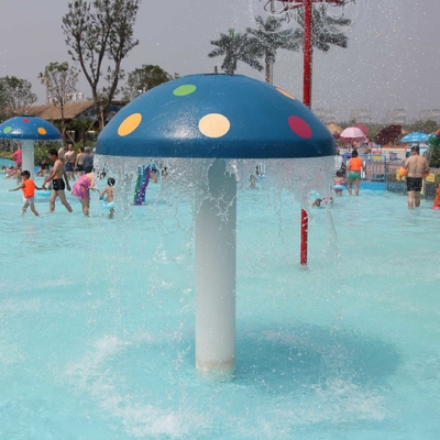 Προσαρμοσμένοι φίμπεργκλας/εξοπλισμός Waterpark μανιταριών ψεκασμού PVC για τα παιχνίδια παιδιών