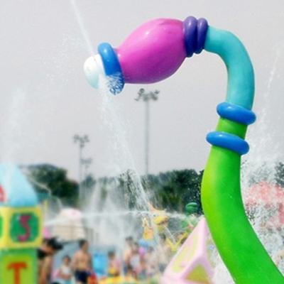 Προσαρμοσμένο παιχνίδι Aqua εξοπλισμού πάρκων Aqua, φίμπεργκλας, εικονίδιο ψεκασμού ηλίανθων PVC για το πάρκο νερού