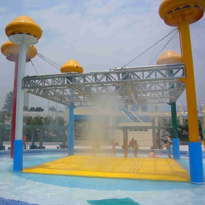 Jellyfish μεγάλες δομές κινούμενων σχεδίων εξοπλισμού πάρκων ψεκασμού παιχνιδιού Aqua παγκόσμιου χάλυβα