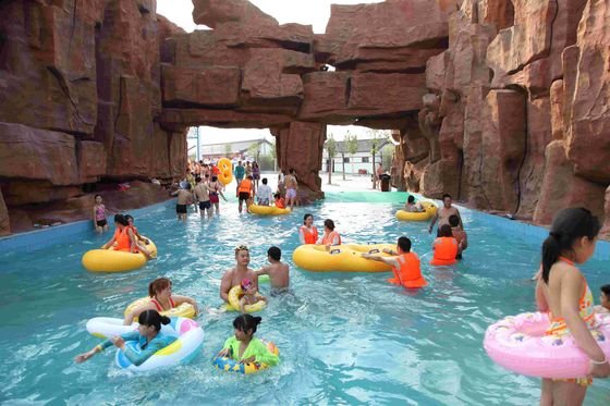 Εξοπλισμός Προσαρμοσμένου Fiberglass Lazy River με Έλεγχο PLC και Φίλτρανση από Ανοξείδωτο Ατσάλι για Υδάτινα Πάρκα