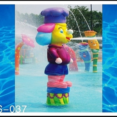 Πάρκο νερού παιχνιδιού Sprayground Aqua νερού, διαμορφωμένος εξοπλισμός πάρκων ψεκασμού πιθήκων κινούμενα σχέδια