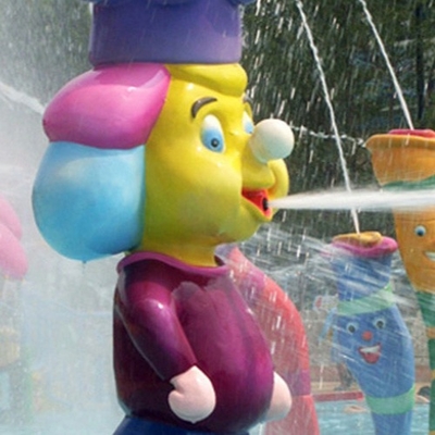 Πάρκο νερού παιχνιδιού Sprayground Aqua νερού, διαμορφωμένος εξοπλισμός πάρκων ψεκασμού πιθήκων κινούμενα σχέδια
