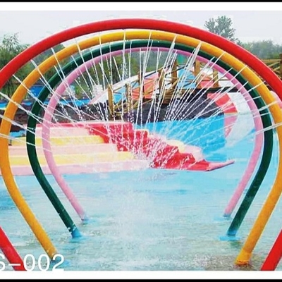 Παιχνίδι Aqua πορτών ουράνιων τόξων, εξοπλισμός πάρκων Aqua ψεκασμού, δομή παιχνιδιού πηγών για το πάρκο νερού παιδιών