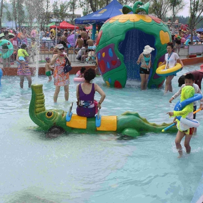 Εξοπλισμός Sprayground νερού παιχνιδιού Aqua κροκοδείλων ψεκασμού για το πάρκο νερού
