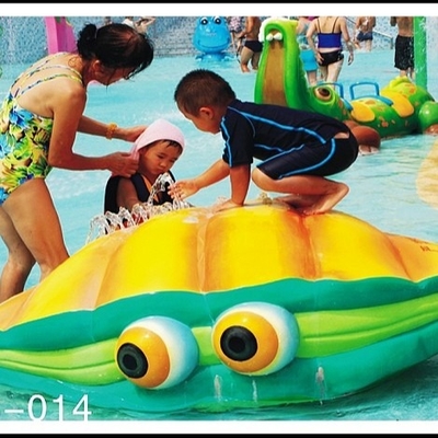Φίμπεργκλας Sprayground παιχνιδιού της Shell Aqua ψεκασμού Equipmentv παιδικών χαρών νερού φίμπεργκλας