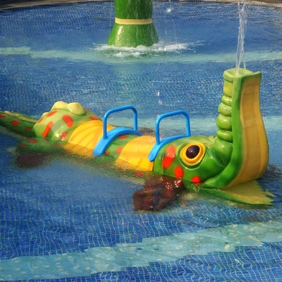 Παιχνίδι Aqua κροκοδείλων ψεκασμού, εξοπλισμός Sprayground νερού, εξοπλισμοί πάρκων Aqua