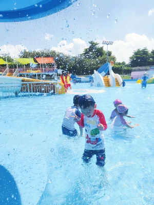 Μελέτη σκοπιμότητας Butterfly Water Park Παιδική Χαρά Νερού για Παιδιά Εξοπλισμός Παιχνιδιών Νερού  Νερό που πιτσιλάει