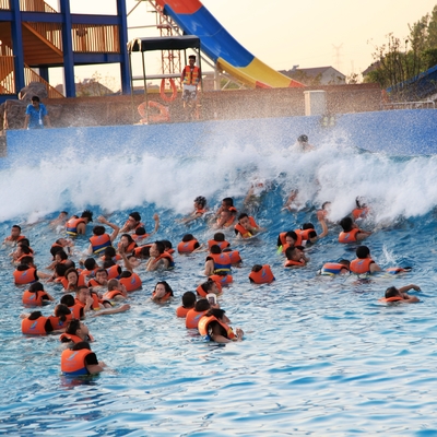 Waterfun Μεγάλο Σέρφινγκ Τσουνάμι Ωκεανός Πισίνα με Κύματα Πάρκο Κενού 3 Μέτρα Ύψος