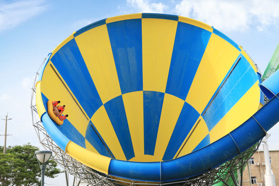 Αστεία γιγαντιαία έξοχη φωτογραφική διαφάνεια νερού ανεμοστροβίλου, ικανότητα 720 αναβάτες ανά ώρα για το πάρκο Aqua