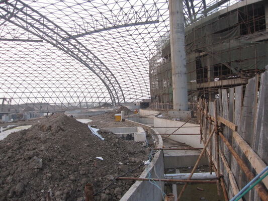 Customized indoor water park with Shopping mall