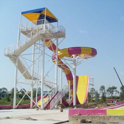 Ανθεκτική νεροτσουλήθρα από Fiberglass Boomerang με 18,75 μέτρα ύψος και 1080 αναβάτες/ώρα χωρητικότητα για θαλάσσια πάρκα