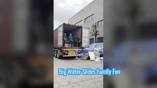 Παρακολουθήστε: Βιτρίνα ψυχαγωγίας Big Fiberglass Water Slides Family Water Park Aqua Park Amusement